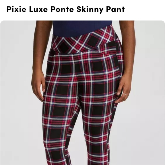 Pixie Luxe Ponte Skinny Pant - Torrid Size 1 SHORT - Picture 5 of 14